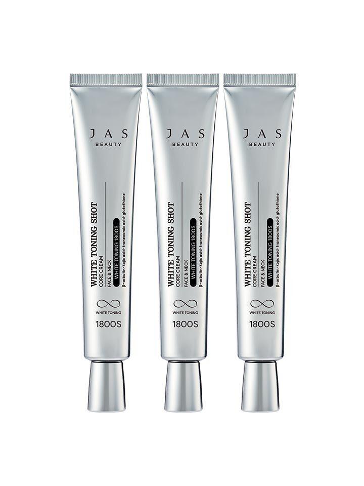 White Toning Shot Core Cream 40ml x 3 (Needle Shot/Toning Shot/Speckle/Freckles/Elasticity/Moisturizing)