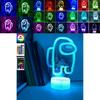 Impostor Light Night 3d Illusion Led Bedside Lamp Xmas Gift Decor Home