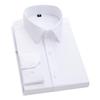 Men's Solid Color Long-Sleeve Business Shirt - Formal Workwear