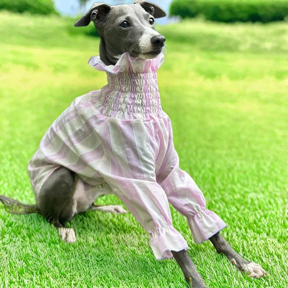 

Elegant Dog Shirt for Large Breeds, Greyhound Whippet Long Sleeve Shirts,Breathable Soft Fabric Outfit For Dogs,5XL available 1 белый