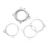10Pcs Turbo Down Pipe Gasket 3in 4 Bolts Stainless Steel Rust Resistant for GT30 GT35 T3 T2 T4 T6