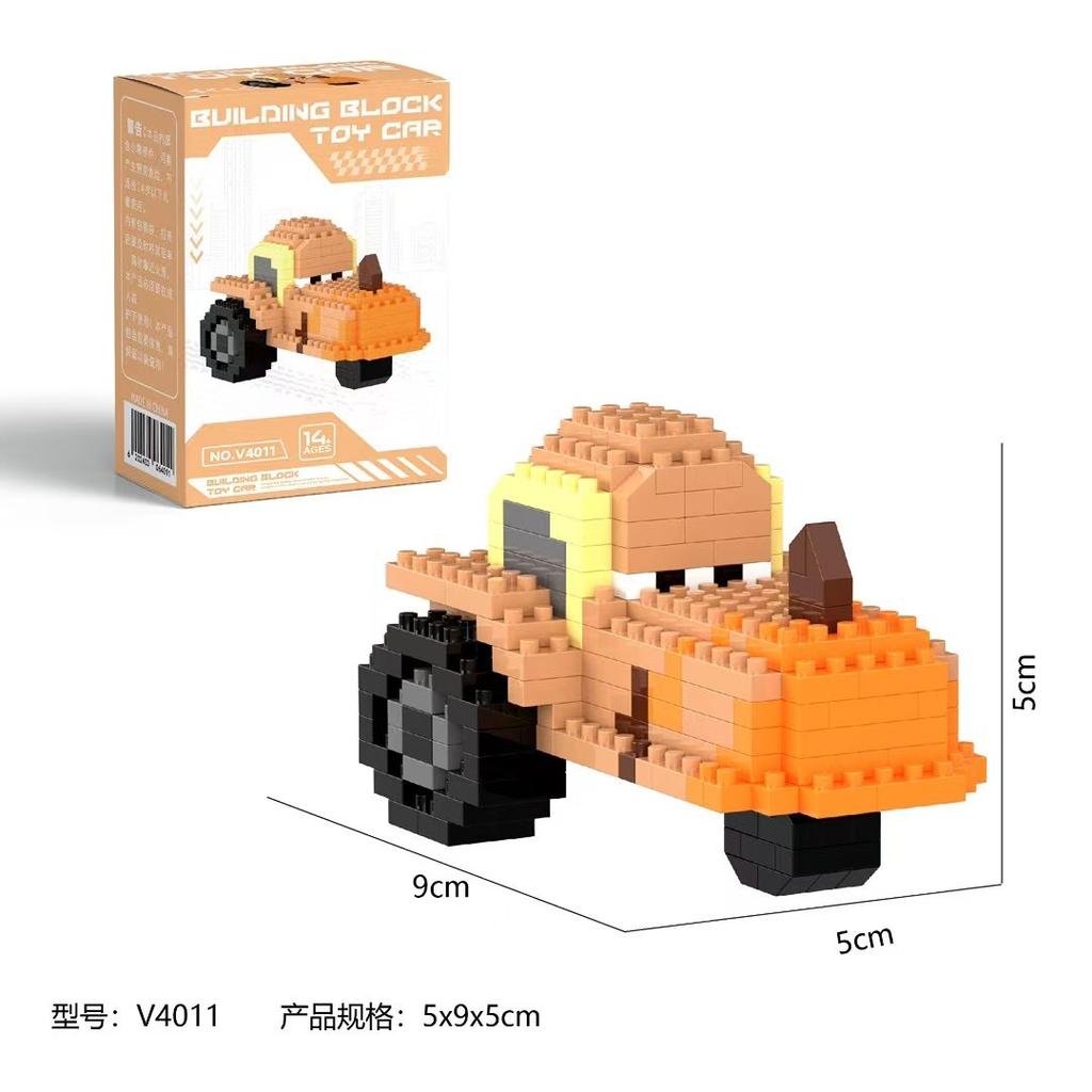 Cars Building Blocks Lightning McQueen Jackson Storm Cartoon Character Toys Sally Carrera Lega For Children Birthday Gifts