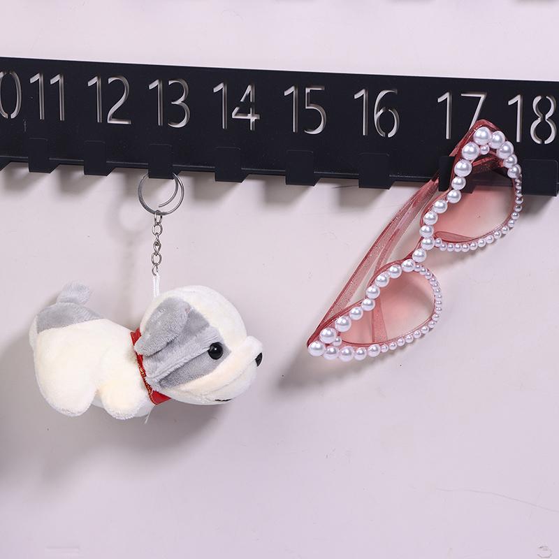 Wall Mounted Wrench Holder Durable Heavy-Duty Metal Wall-Mounted Screw Organizer With Numbered Slots