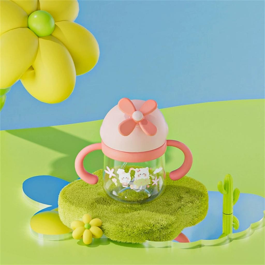 Infant Straw Cup With Straw And Lid Leak Proof Boys And Girls Cup For Boys And Girls