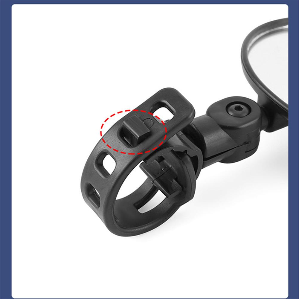 Universal Bicycle Mirror Handlebar Rearview Mirror for Bicycle Motorcycle 360 Rotation Adjustable Bike Riding Cycling Mirror 2pcs