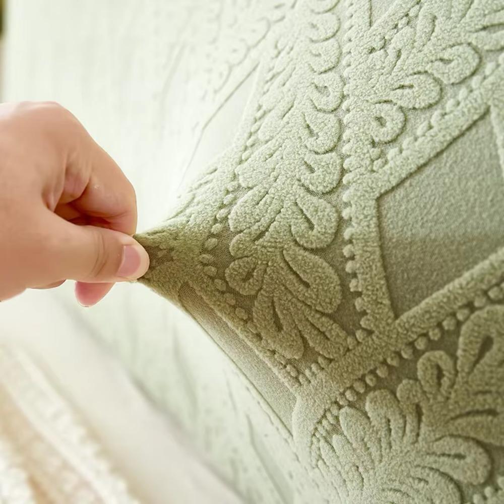 Dustproof Bed Head Slipcover All-inclusive Bedside Protector Jacquard Bedhead Cover  Home