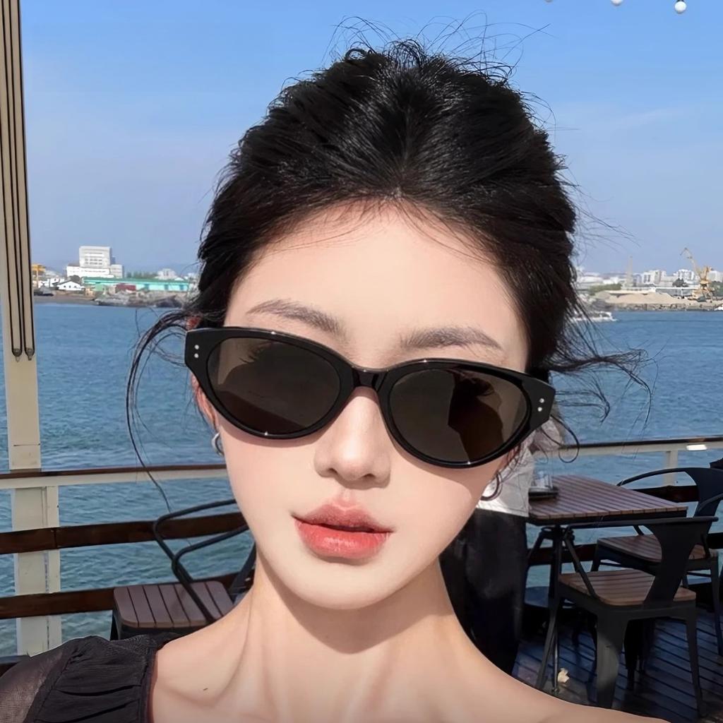 Hot-Selling Cat Eye Sunglasses Women'S Sunglasses Advanced Driving Sunscreen Glasses
