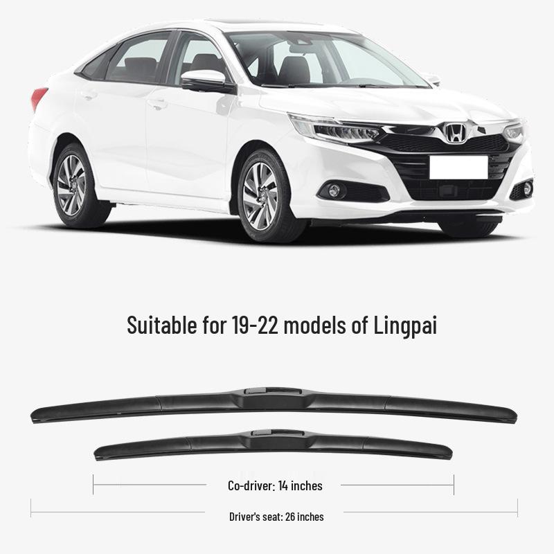 Compatible Wiper for GAC Honda Lingpai 2019-2023 Models