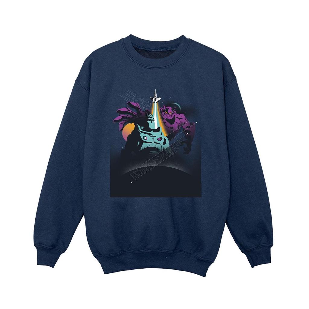 Disney Boys Lightyear Buzz And Zurg Sweatshirt