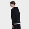 FILA X MAGIC STICK 2023 Autumn New Hooded Jacket Fashion Casual Knitted Long Sleeve Top Men tops Black F11M339501FBK