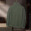 Autumn and Winter Outdoor Men's Two-bar Fluffy Warm Anti-static Stand Collar Fleece Jacket Casual Cardigan