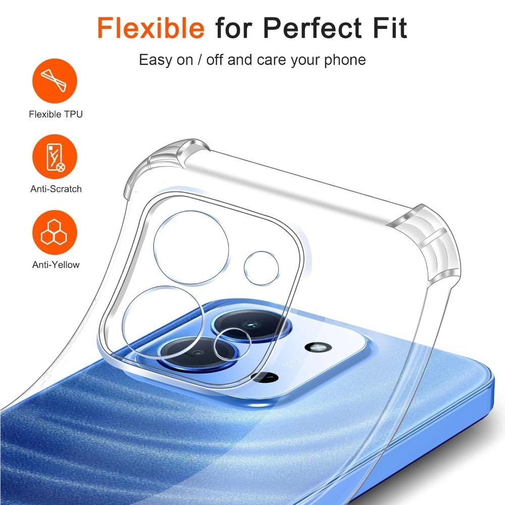 Clear Funda for Xiaomi POCO C85 4G Case Ultra Thin HD Transparent Soft Protection Shockproof Back Cover Capa