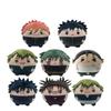Nowy 10cm Jujutsu Kaisen Okrągły Pluszowy Breloczek Yuji Megumi Choso Yuta Anime Puszysta Wypchana Lalka Wisiorek do Torebki Prezent dla Fanów