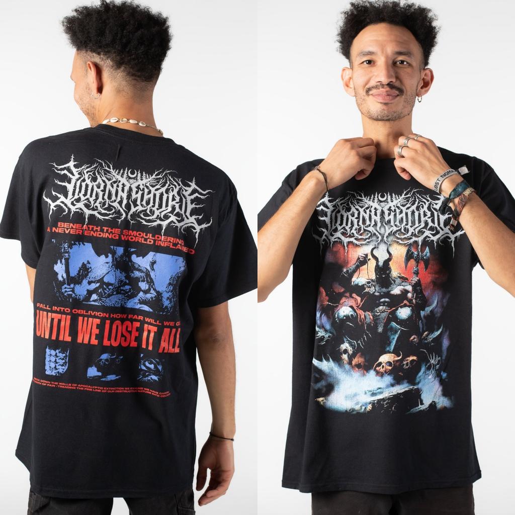 Lorna Shore and I Return To Nothingness Cover Band TShirt Cotton Graphic Tee Men Women Summer Streetwear