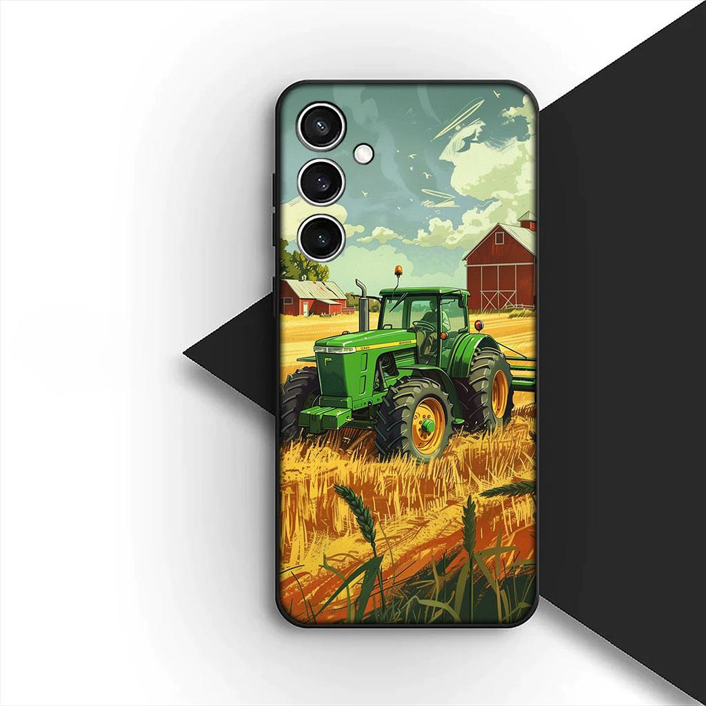 Farm Vehicle Tractor Silicone Cover for Apple iPhone 17 Pro XS Max Air XR 6 Plus X 5 + SE 2022 SE2 6+ Coque Phone Case