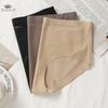 Women Summer Ice Silk Seamless Underwear Panties Lightweight Comfortable Mid-waist Panties Briefs Underpants
