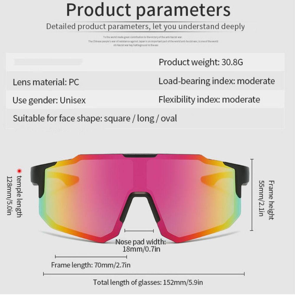 UV400 Windproof Cycling Glasses Windproof Sports Sunglasses UV400 Outdoor Cycling Sunglasses  Sport