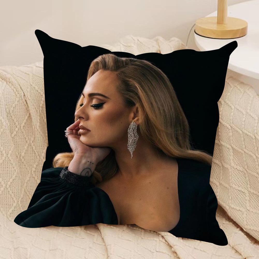 Hot Singer A-Adele 30 Cushion Cover Soft Plush Double-Sided Printed Sofa Pillow Cushion Cover | Cozy All-Season Decor Gift