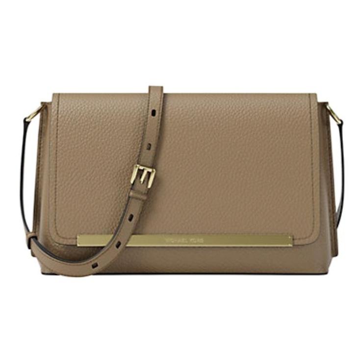 

Michael Kors MK Evelyn Crossbody Shoulder Bag With Gold Hardware Women bags Brown 32F5GQ9C6U-HUSK Basic Set (Bag)