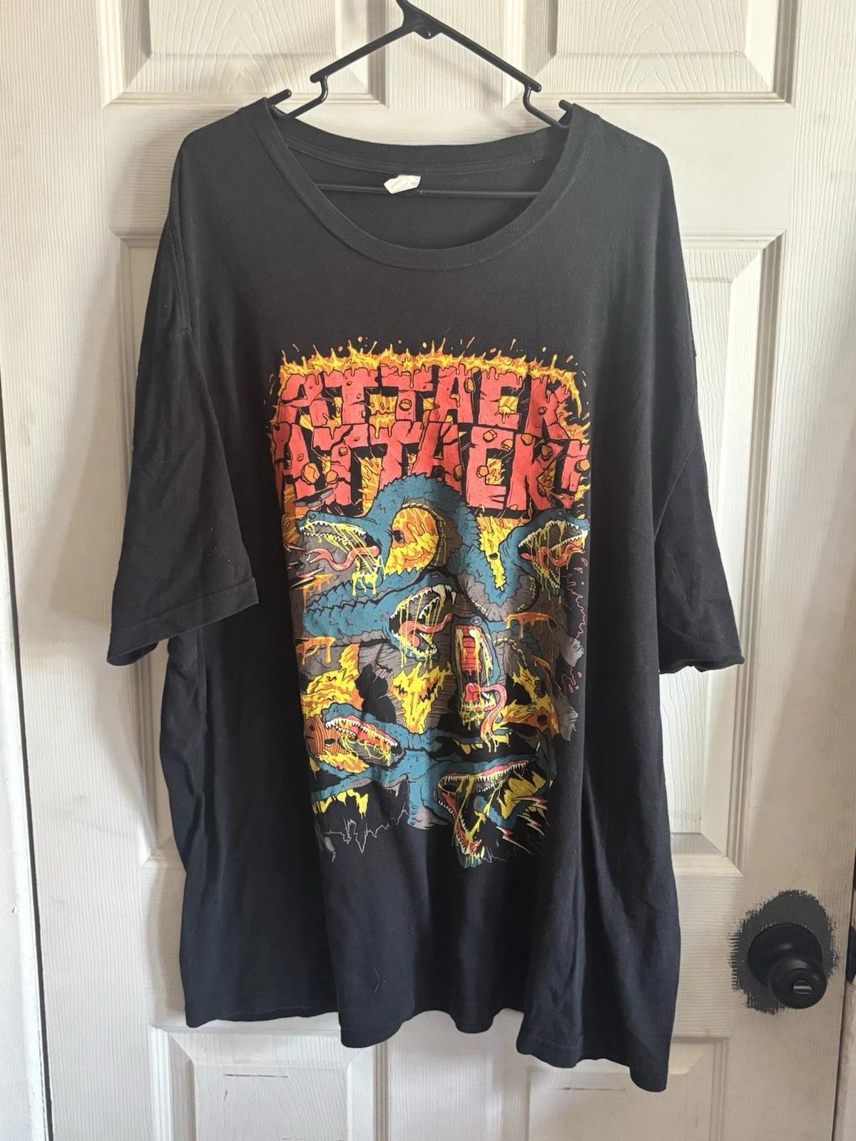 Атака Атака! Футболка Crabcore Electronicore Metalcore Музыкальная футболка Унисекс S-5XL 4XL