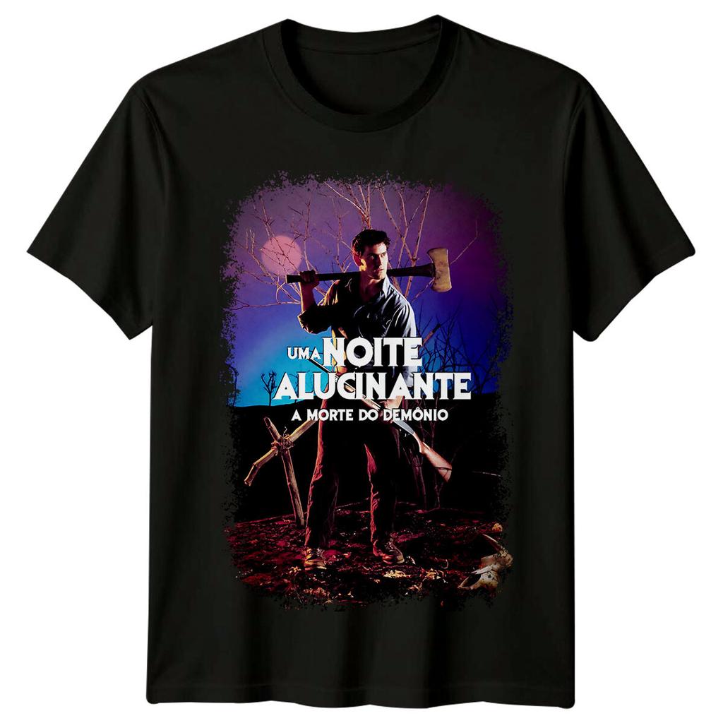 The Evil Dead (1981) Movie Poster Inspired 100% Cotton T-shirt Mens Tees Top Retro 80s Tee Unisex