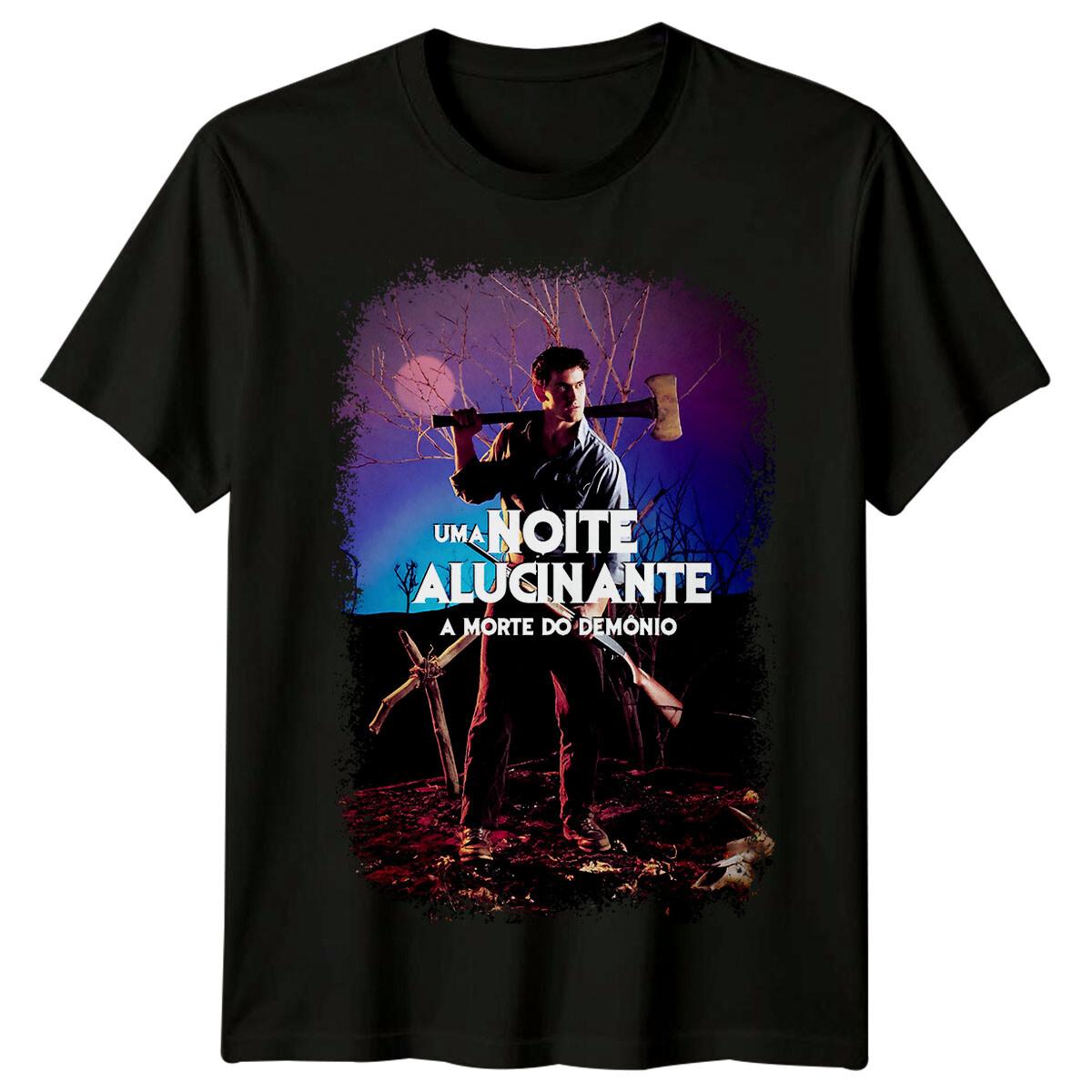 

The Evil Dead (1981) Movie Poster Inspired 100% Cotton T-shirt Mens Tees Top Retro 80s Tee Unisex L