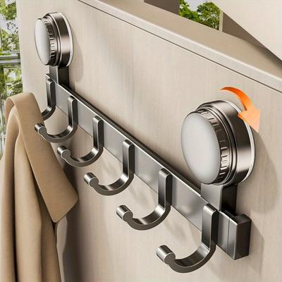 Door Back Wall Hook, No Drilling, Strong Load-bearing Adhesive Hook, Bathroom Entrance Door, Clothes Hook, Hanger