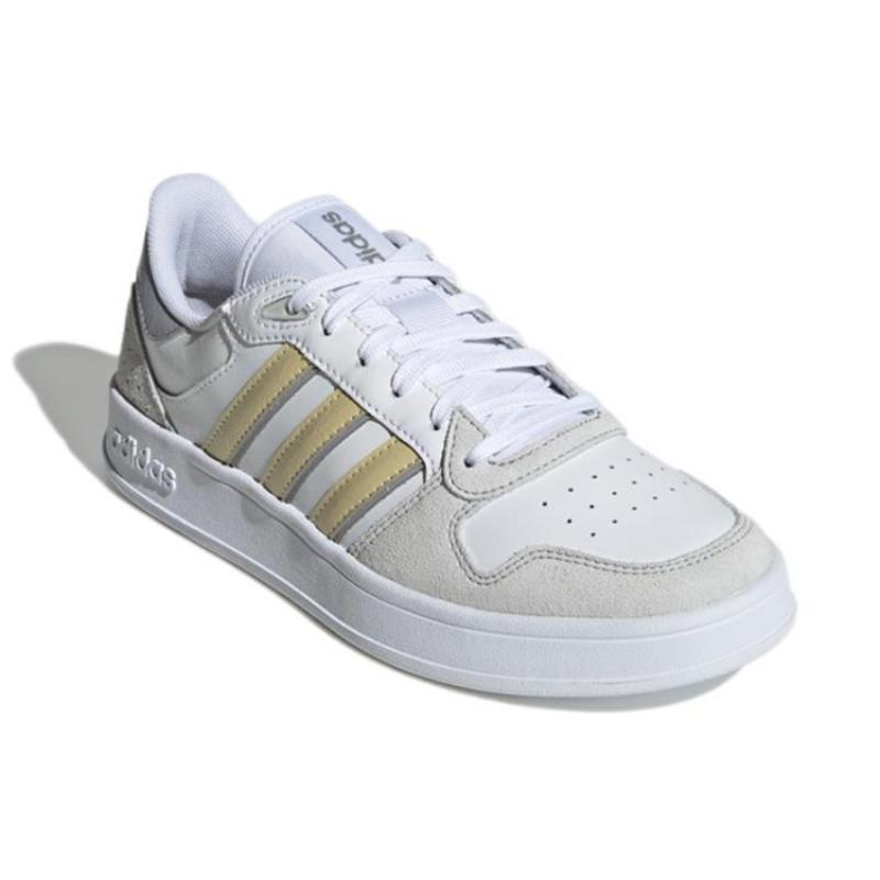 adidas Breaknet Plus 'White Gray Yellow' Women's Sneakers GX8206