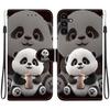Handmade PU Leather Flip Case for Samsung Galaxy A13 5G (SM-A136U/A136W/A136B)- Anti-Slip Shockproof Cover with Wrist Strap & Heart/Rose Cat Designs