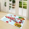 1Pc Gnome Christmas Tree Celebration Carpet Rug Soft Washable Antislip Home Living Room Sofa Mats Personalized Christmas Rug