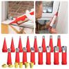 Stainless Steel Caulking Nozzles 16Size With 6Base Durability Sealant Applicator Tool For Kitchen Bathroom Sink Joints
