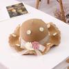 Marguerite Dress Up Bow Wide Brim Girl Straw Sunhat Purse Hat Bag Set for Outdoor