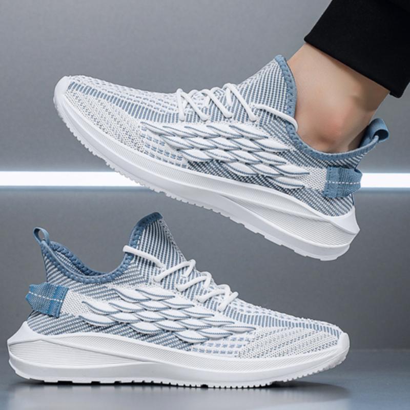 Flyweave Breathable Casual Shoes Men's Mesh Lightweight Sports Shoes Running All-match Men's Shoes