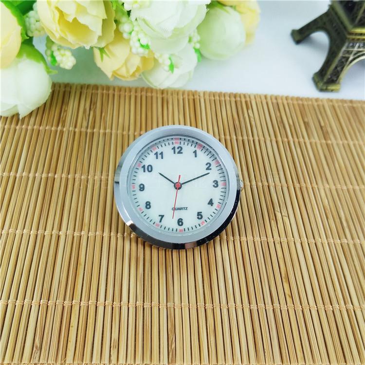 Supply Craft Watch Head, Bell Bile Crystal Handicraft, Clock Head, Luminous Watch Core, Inlaid Diameter 33Mm