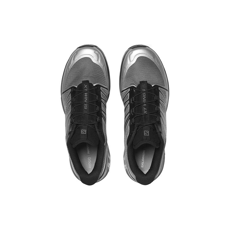 Salomon Xt-Wings 2 Non-Slip Durable Low-Top Outdoor Functional Shoes Unisex Shoes Black Silver 417616