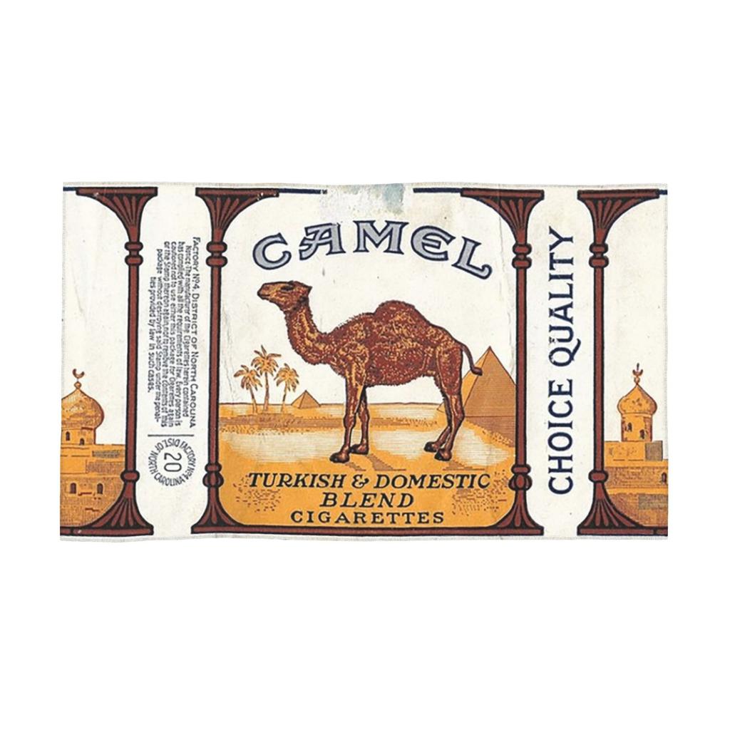 Vintage Camel Cigarette Pack Soft Face Towel Quick Dry Pool Bath Cotton Towels Absorbent