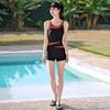 Swimsuit Women's One-piece Conservative Belly-covering Slimming Boxer Swimming Pool Sports Hot Large-size