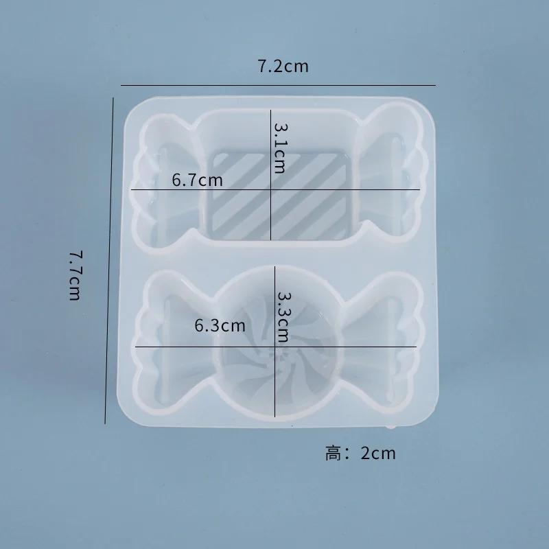 Sugar Candy Shaped Silicone Resin Molds UV Resin Molds DIY Handcraft Jewelry Accessories Jewelry Moulds Resin Silicone Mold
