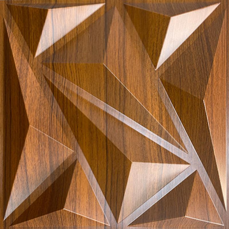 10pcs 30*30cm 3D Wallboard Diamond PVC Textured Wallboard Living Room Lobby Bedroom and el Office Decoration