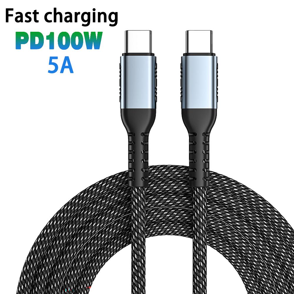 UGOURD PD240W Ultra Fast Charge Cable Type Usb C 100W type c Charger Cable for 15 MacBook Pro With E-Marker chip