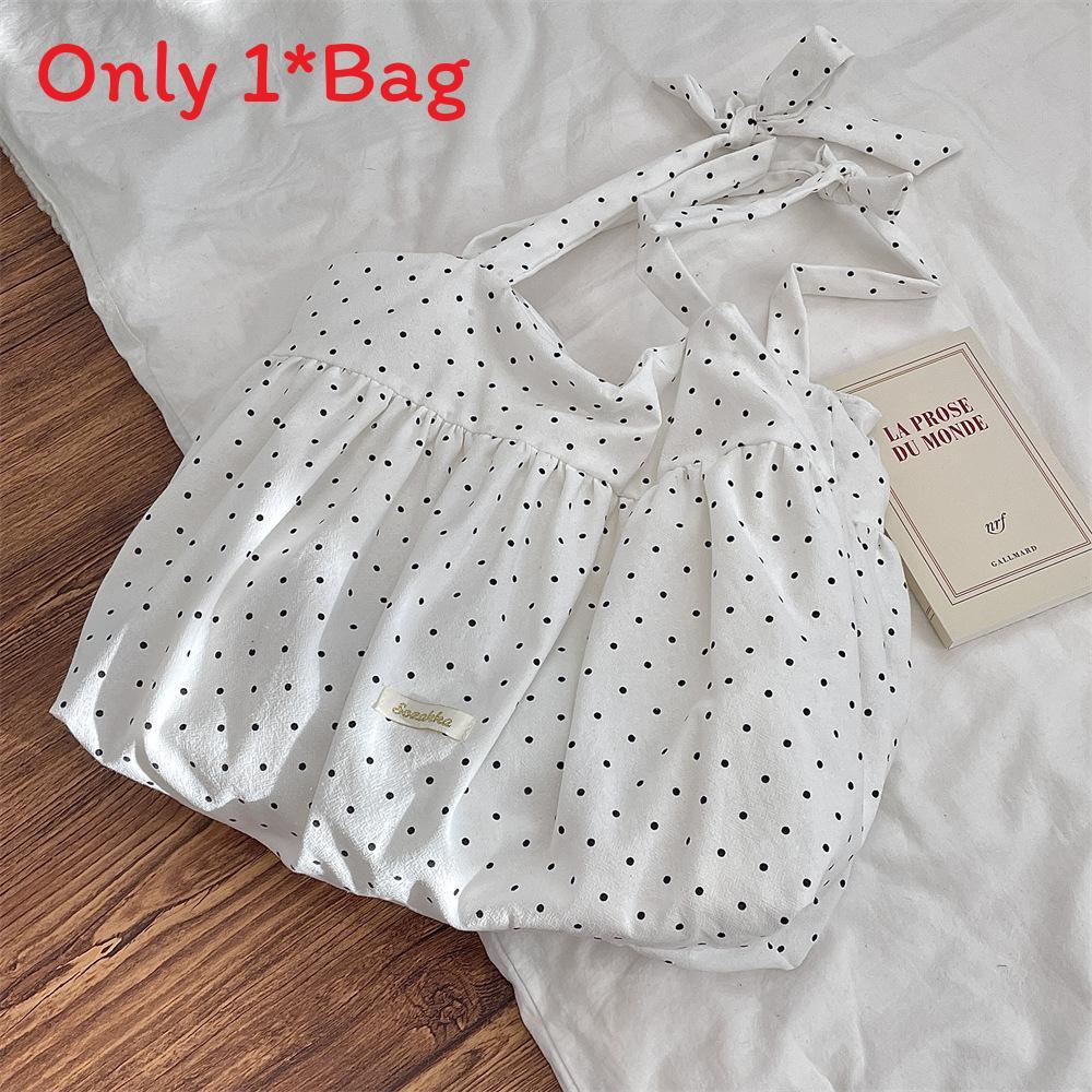Casual Canvas Tote Bag With Wrinkled Design And Magnetic Closure For Daily Use