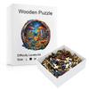 Mushrooms In The Hole Deep Forest Wooden Puzzle Irregular Small Animal Pieces Flat Wooden Puzzle