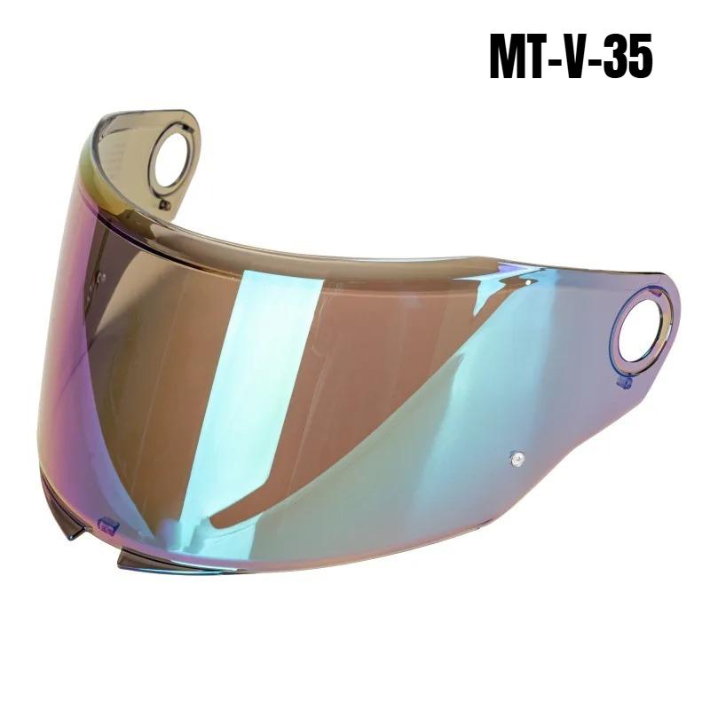 MT-V-35 Helmet Visor For MT ATOM 2 SV Anti-UV Dustproof Helmet Lens Helmet Accessories Sunglasses