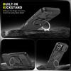 For iPhone 16 15 14 13 12 11 Pro Max Plus Magnetic Finger Ring Holder Military Protective Case