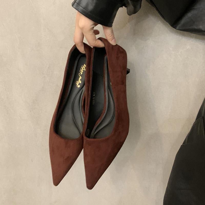 Fashion Bailamos Fashion Sexy Flower Pointed Toe Thin Low Heels Pumps Women Elegant Wedding Slingback Mules Shoes Zapatos De Mujer