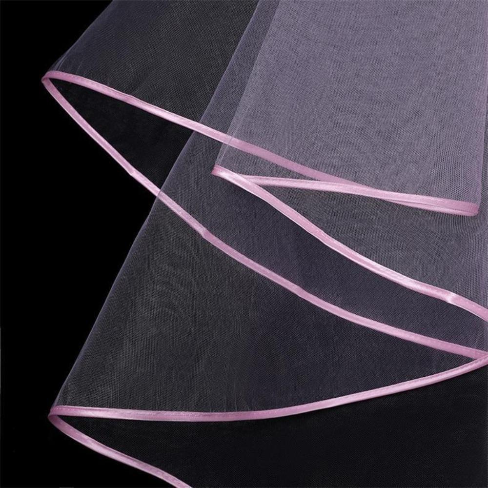 Double Mesh Bridal Veil 2 Tiers Short Veil Elegant Wedding Veil  Wedding