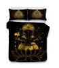 Buddha Duvet Cover Set Religion Mandala Style 3D Print Comforter Cover King Queen Size For Kids Teen Adult Polyester Bedding Set
