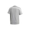 Adidas Logo Print Three-Stripe Casual Breathable Short Sleeve T-Shirt Men Tops Grey EB5275
