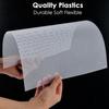 Materiali per Fare Portafogli 7 Pezzi Rete per Borse Plastica Bianca Nera Fogli per Borse 33,5x26CM Copertura a Rete Filato Acrilico Artigianato Maglia