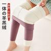 Womens Fleece-Lined High-Waist Slim Fit Thermal Leggings Winter Warm Full-Length Pants